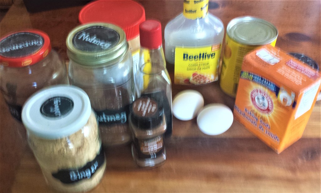 Pumpkin Peanut Butter Square Ingredients